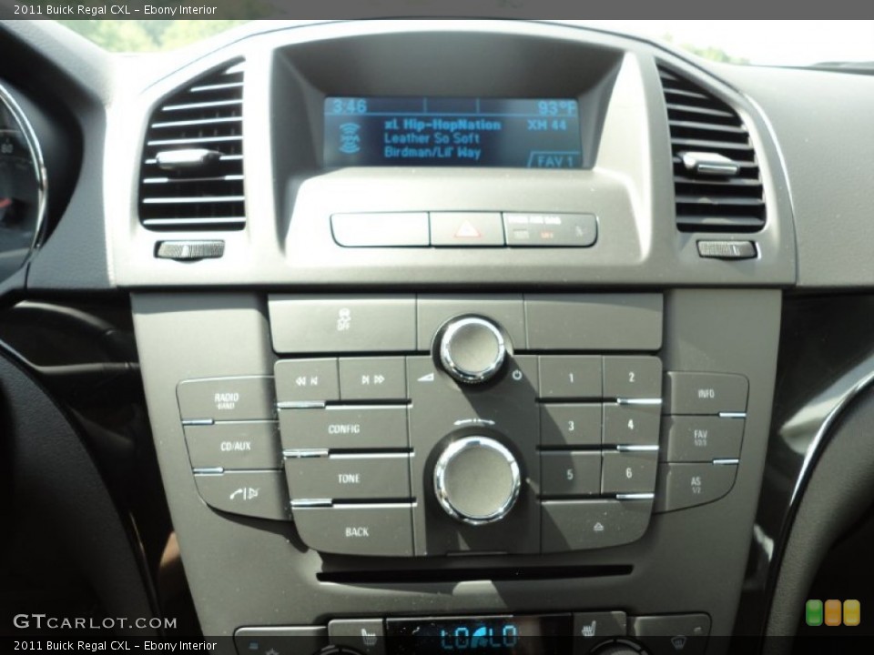 Ebony Interior Controls for the 2011 Buick Regal CXL #52878948