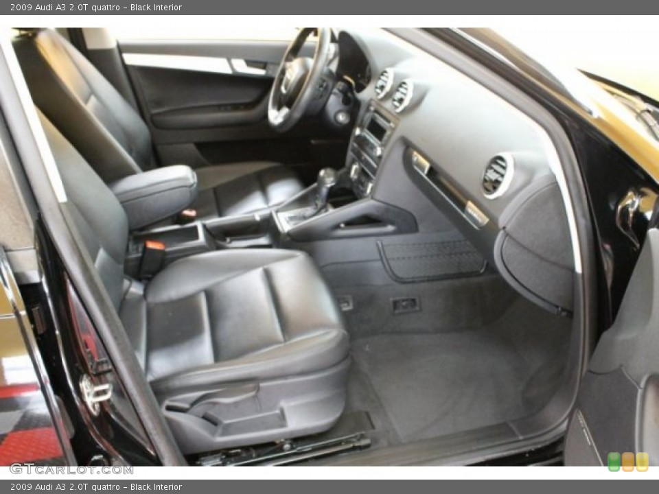 Black Interior Photo for the 2009 Audi A3 2.0T quattro #52879035