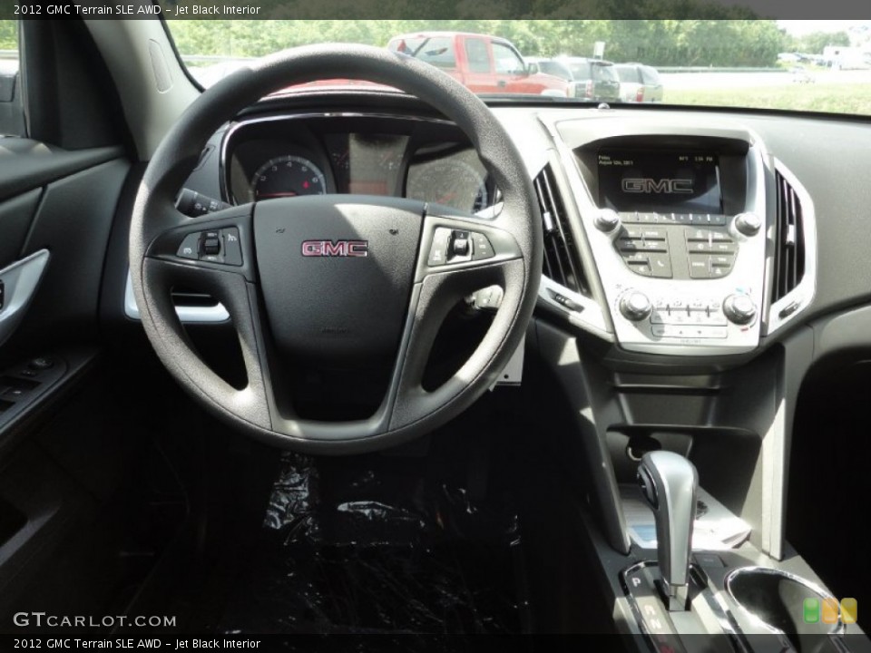 Jet Black Interior Dashboard for the 2012 GMC Terrain SLE AWD #52879917