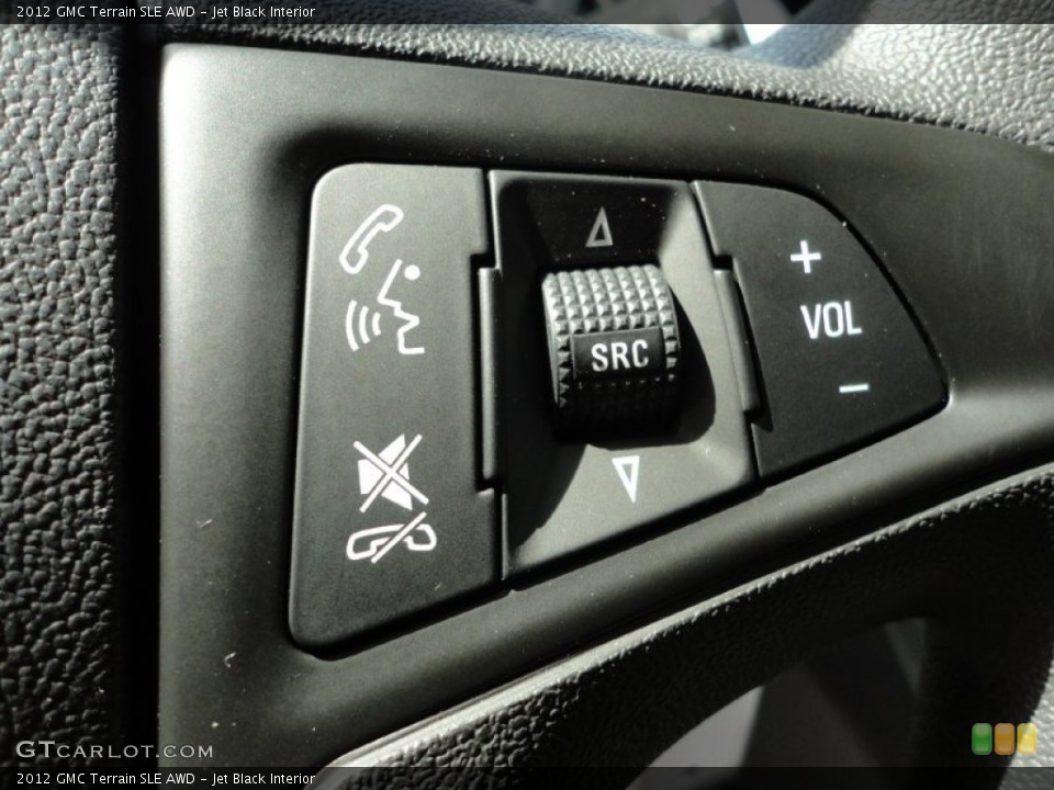 Jet Black Interior Controls for the 2012 GMC Terrain SLE AWD #52879923