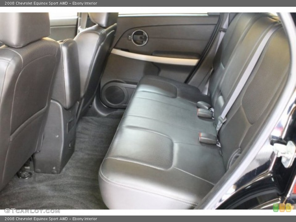 Ebony Interior Photo for the 2008 Chevrolet Equinox Sport AWD #52880202