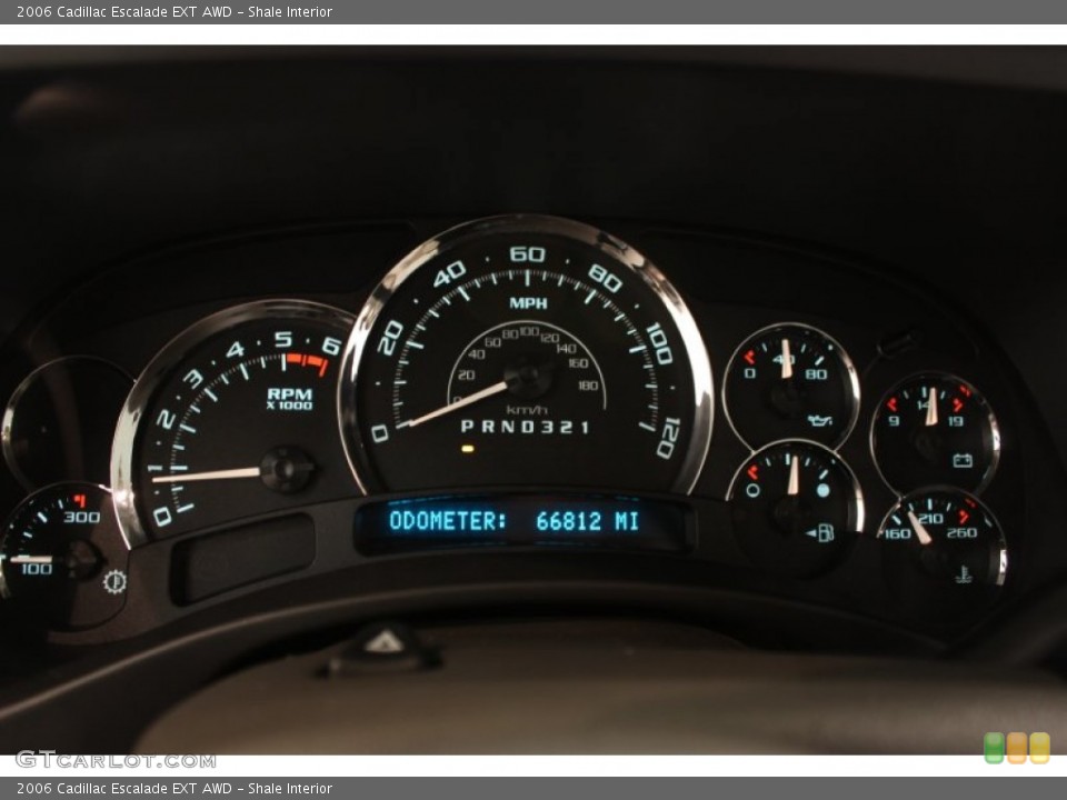 Shale Interior Gauges for the 2006 Cadillac Escalade EXT AWD #52880607