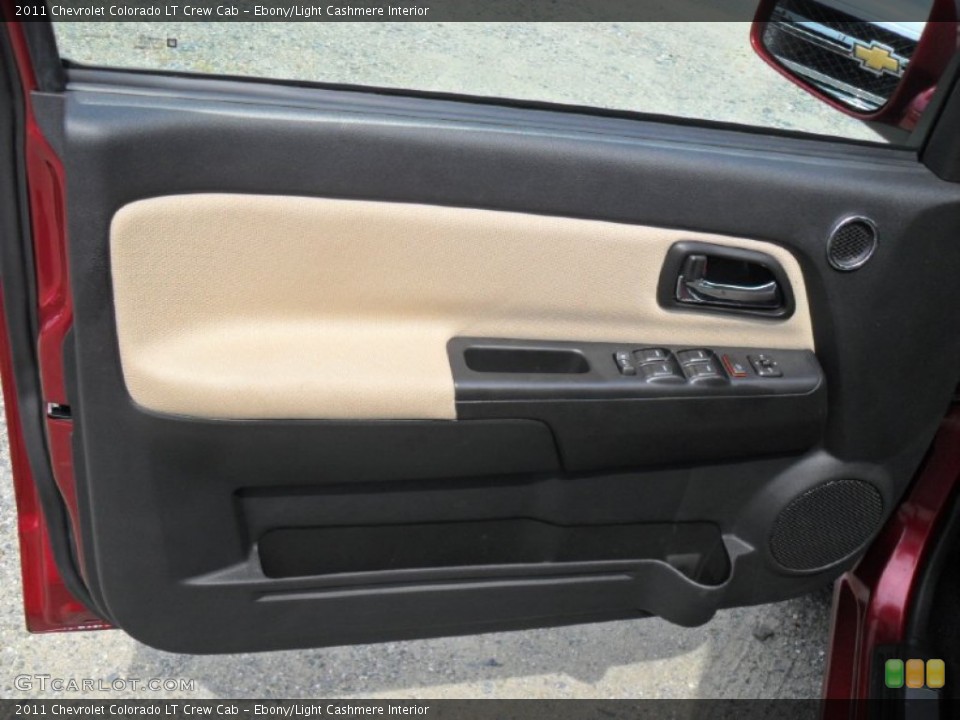 Ebony/Light Cashmere Interior Door Panel for the 2011 Chevrolet Colorado LT Crew Cab #52882350