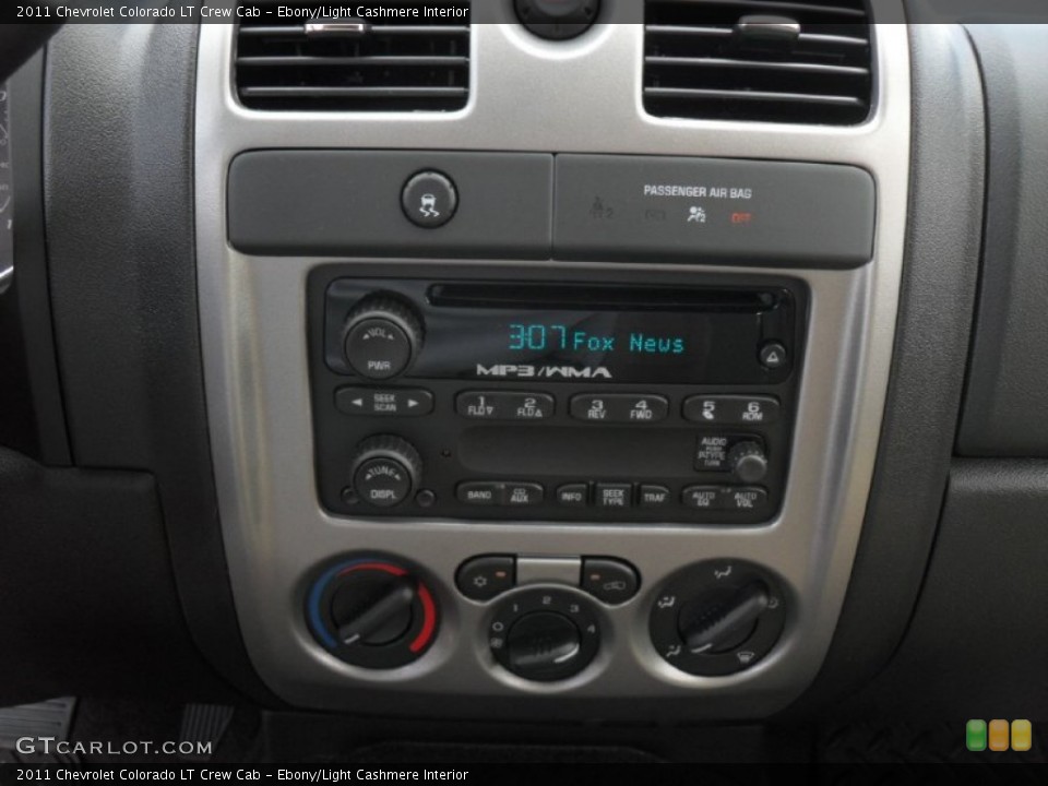 Ebony/Light Cashmere Interior Audio System for the 2011 Chevrolet Colorado LT Crew Cab #52882374