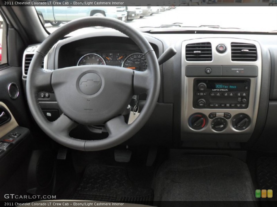 Ebony/Light Cashmere Interior Dashboard for the 2011 Chevrolet Colorado LT Crew Cab #52882431