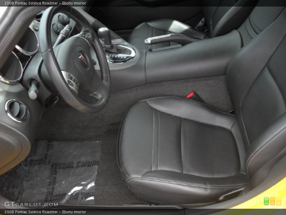 Ebony Interior Photo for the 2008 Pontiac Solstice Roadster #52882641