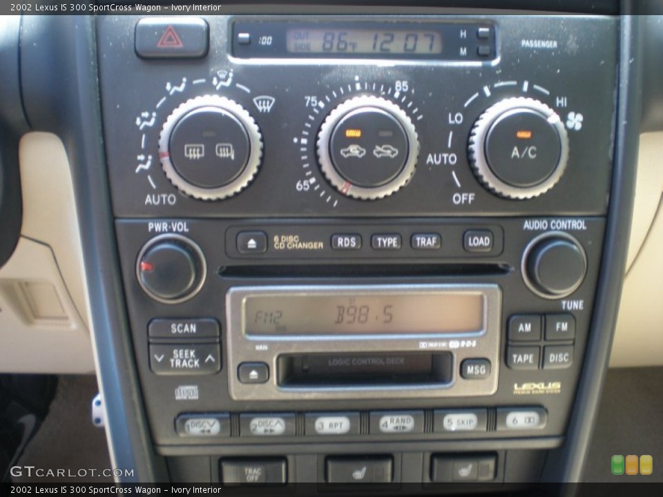 Ivory Interior Controls for the 2002 Lexus IS 300 SportCross Wagon #52883412