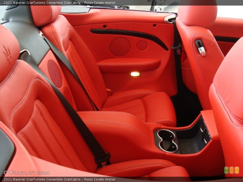 Rosso Corallo Interior Photo for the 2011 Maserati GranTurismo Convertible GranCabrio #52885005