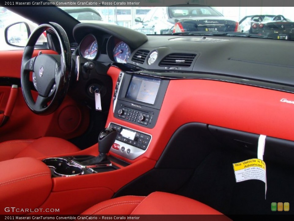 Rosso Corallo Interior Dashboard for the 2011 Maserati GranTurismo Convertible GranCabrio #52885041