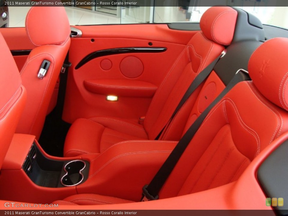 Rosso Corallo Interior Photo for the 2011 Maserati GranTurismo Convertible GranCabrio #52885065