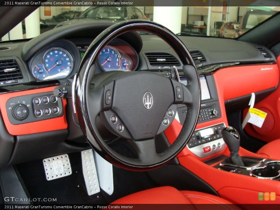 Rosso Corallo Interior Dashboard for the 2011 Maserati GranTurismo Convertible GranCabrio #52885092
