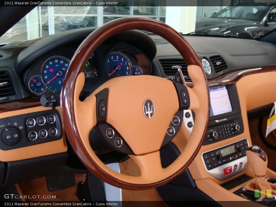 Cuoio Interior Steering Wheel for the 2011 Maserati GranTurismo Convertible GranCabrio #52885707
