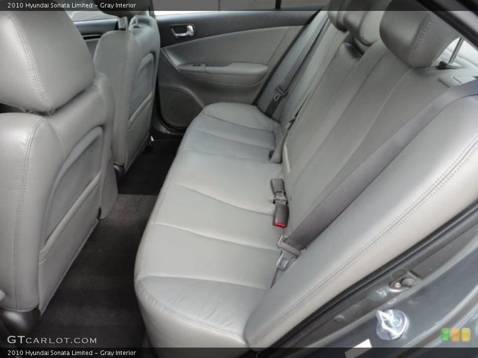 Gray Interior Photo for the 2010 Hyundai Sonata Limited #52885713