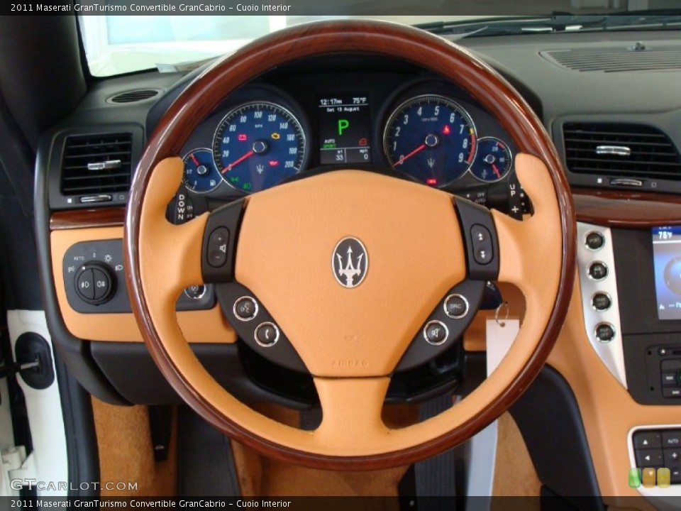 Cuoio Interior Steering Wheel for the 2011 Maserati GranTurismo Convertible GranCabrio #52885716