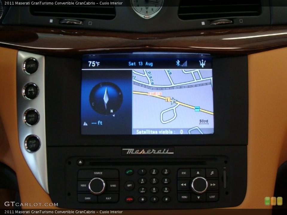 Cuoio Interior Controls for the 2011 Maserati GranTurismo Convertible GranCabrio #52885725