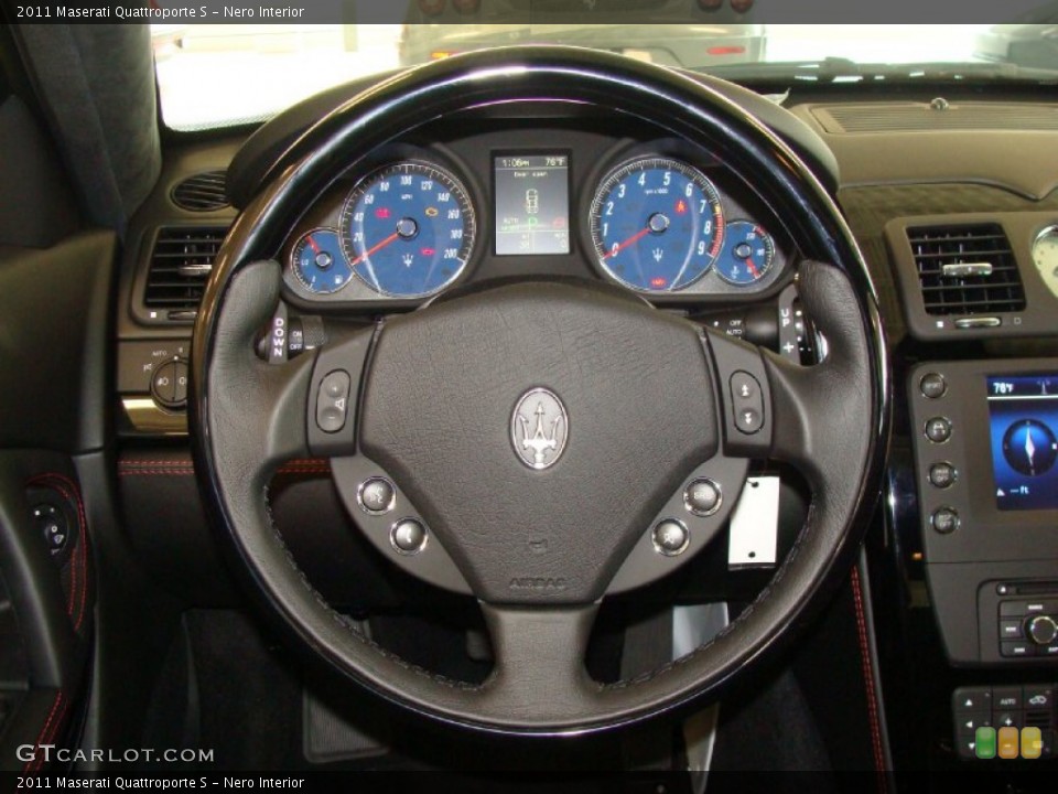 Nero Interior Steering Wheel for the 2011 Maserati Quattroporte S #52886139