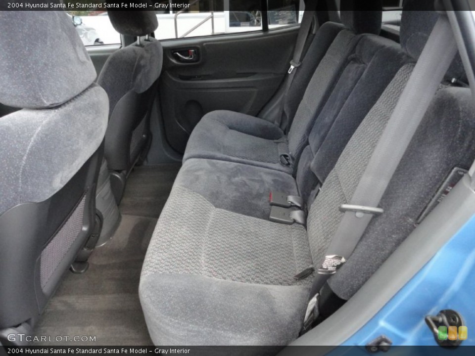 Gray Interior Photo for the 2004 Hyundai Santa Fe  #52886211