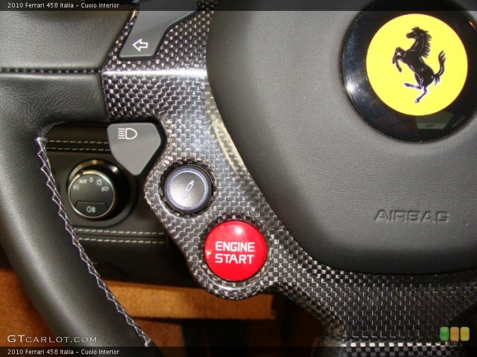 Cuoio Interior Controls for the 2010 Ferrari 458 Italia #52886628