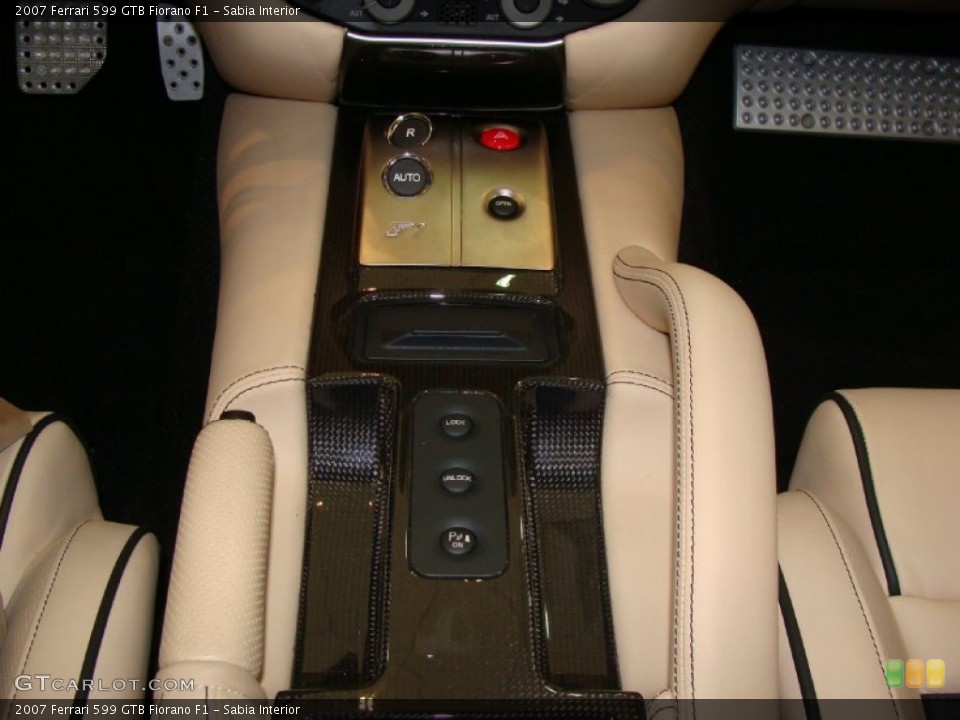 Sabia Interior Controls for the 2007 Ferrari 599 GTB Fiorano F1 #52886865