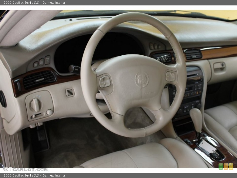 Oatmeal Interior Steering Wheel for the 2000 Cadillac Seville SLS #52887072