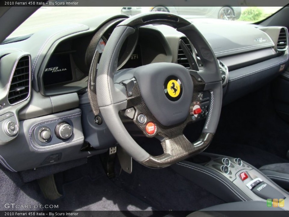 Blu Scuro Interior Steering Wheel for the 2010 Ferrari 458 Italia #52888083