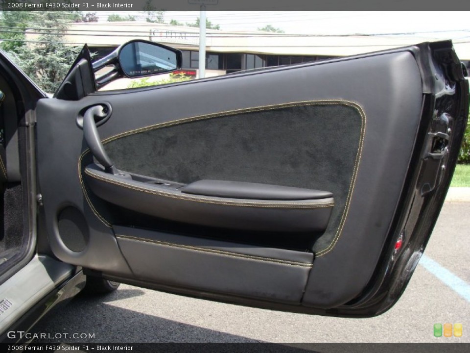 Black Interior Door Panel for the 2008 Ferrari F430 Spider F1 #52888284