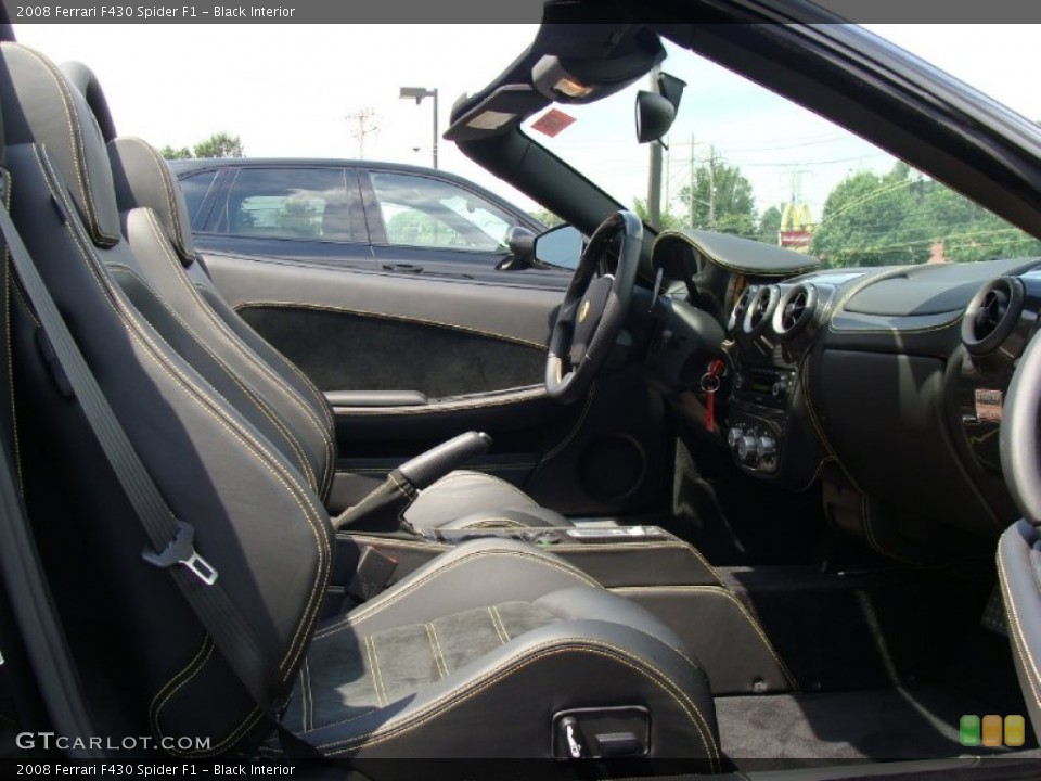 Black Interior Photo for the 2008 Ferrari F430 Spider F1 #52888296