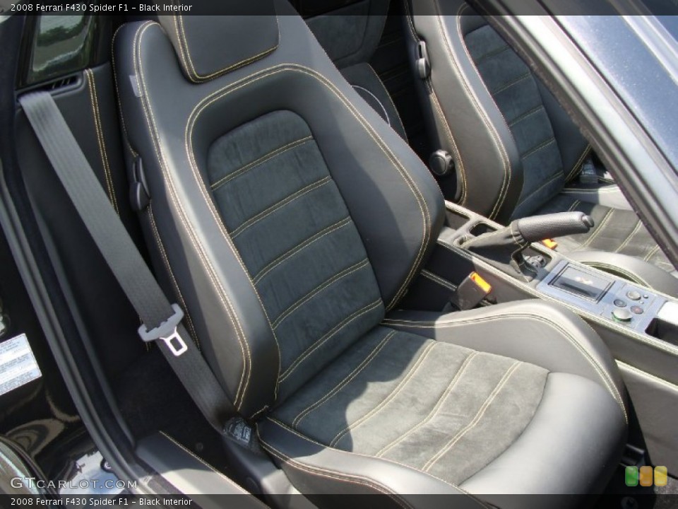 Black Interior Photo for the 2008 Ferrari F430 Spider F1 #52888305