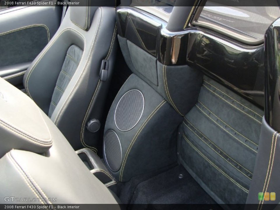 Black Interior Photo for the 2008 Ferrari F430 Spider F1 #52888407