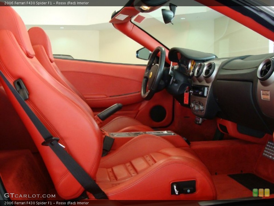 Rosso (Red) Interior Photo for the 2006 Ferrari F430 Spider F1 #52888656