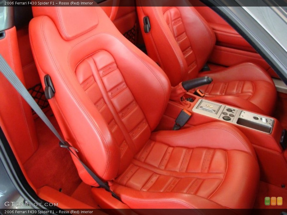 Rosso (Red) Interior Photo for the 2006 Ferrari F430 Spider F1 #52888677