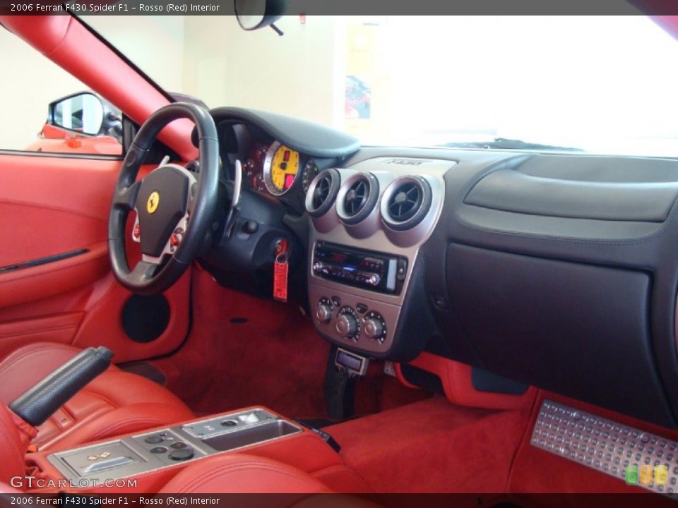 Rosso (Red) Interior Dashboard for the 2006 Ferrari F430 Spider F1 #52888695