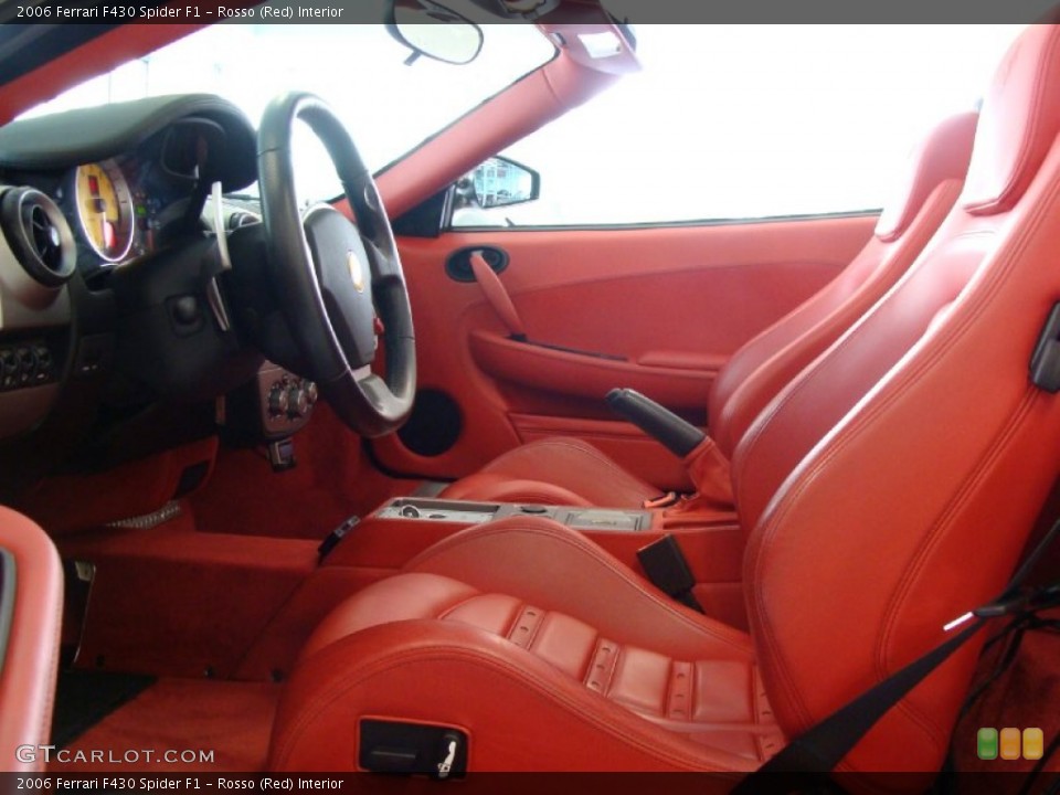 Rosso (Red) Interior Photo for the 2006 Ferrari F430 Spider F1 #52888737