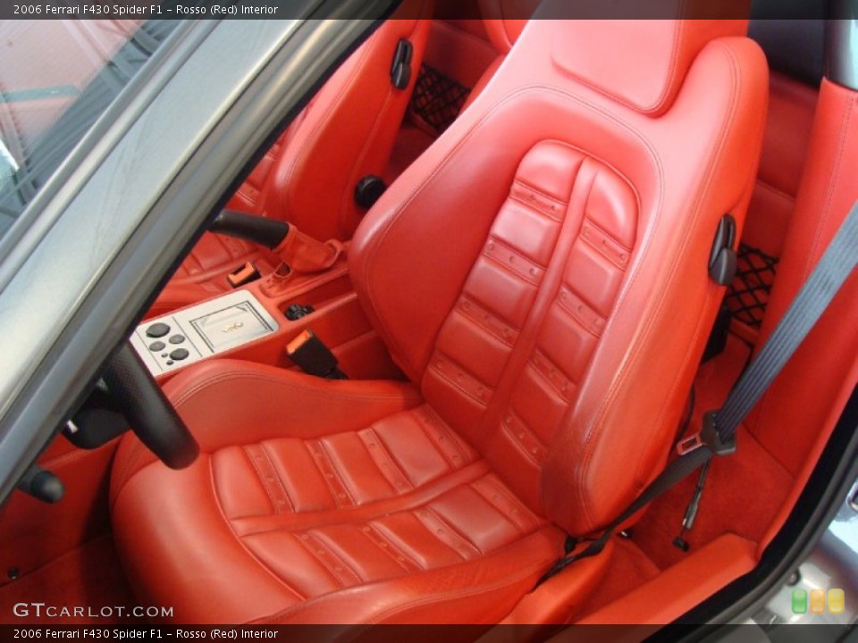 Rosso (Red) Interior Photo for the 2006 Ferrari F430 Spider F1 #52888752