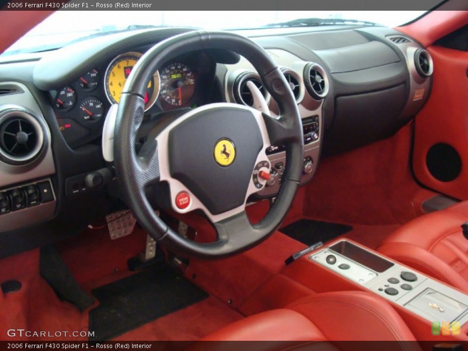 Rosso (Red) Interior Dashboard for the 2006 Ferrari F430 Spider F1 #52888782