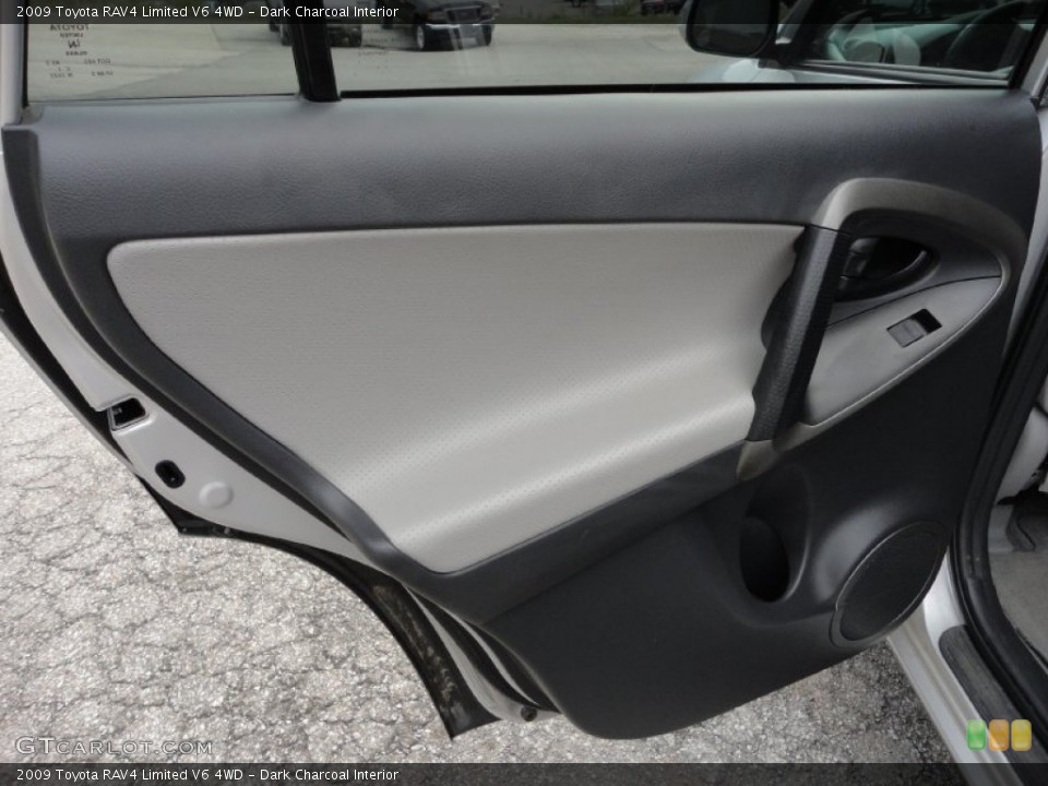 Dark Charcoal Interior Door Panel for the 2009 Toyota RAV4 Limited V6 4WD #52888866