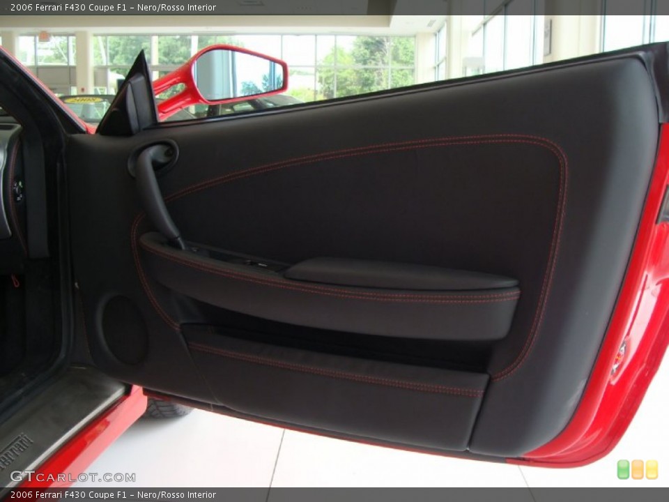 Nero/Rosso Interior Door Panel for the 2006 Ferrari F430 Coupe F1 #52889067
