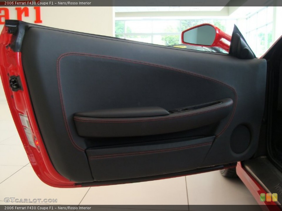 Nero/Rosso Interior Door Panel for the 2006 Ferrari F430 Coupe F1 #52889139