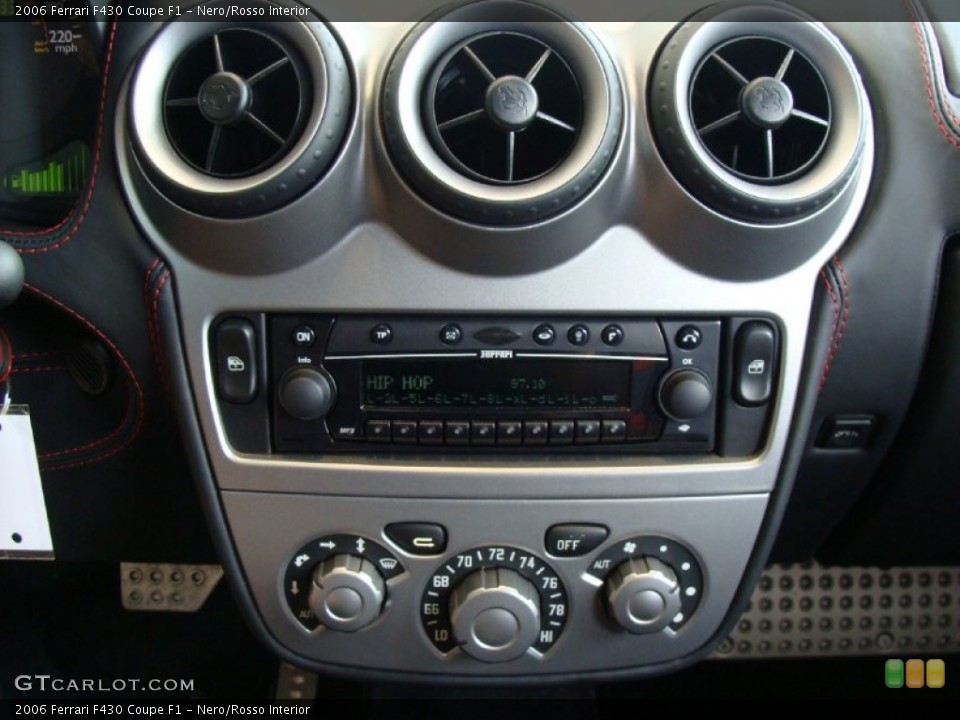 Nero/Rosso Interior Controls for the 2006 Ferrari F430 Coupe F1 #52889226