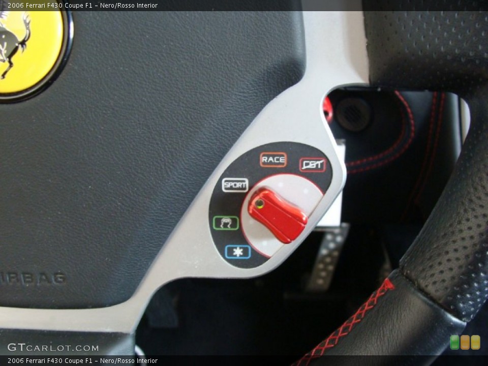 Nero/Rosso Interior Controls for the 2006 Ferrari F430 Coupe F1 #52889256