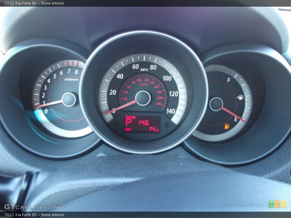 Stone Interior Gauges for the 2012 Kia Forte EX #52889817