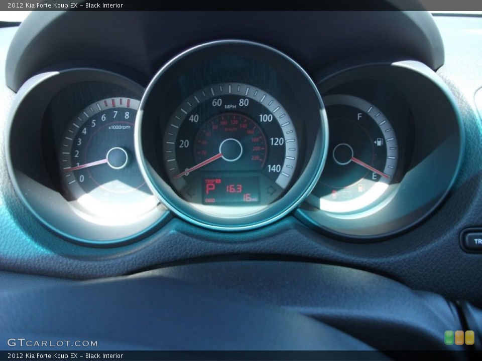 Black Interior Gauges for the 2012 Kia Forte Koup EX #52890234