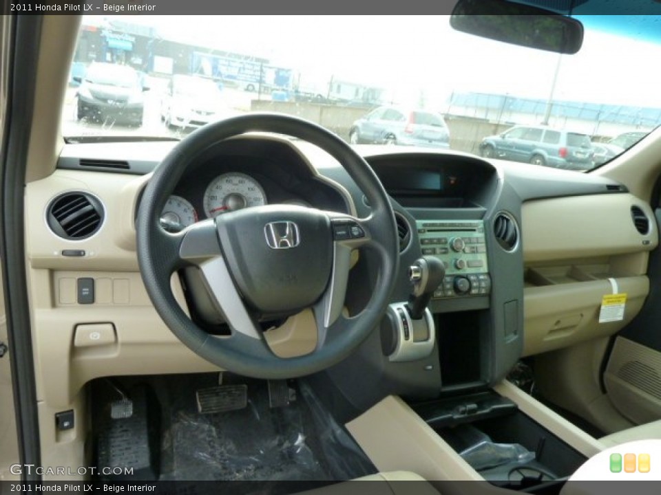 Beige Interior Dashboard for the 2011 Honda Pilot LX #52892319