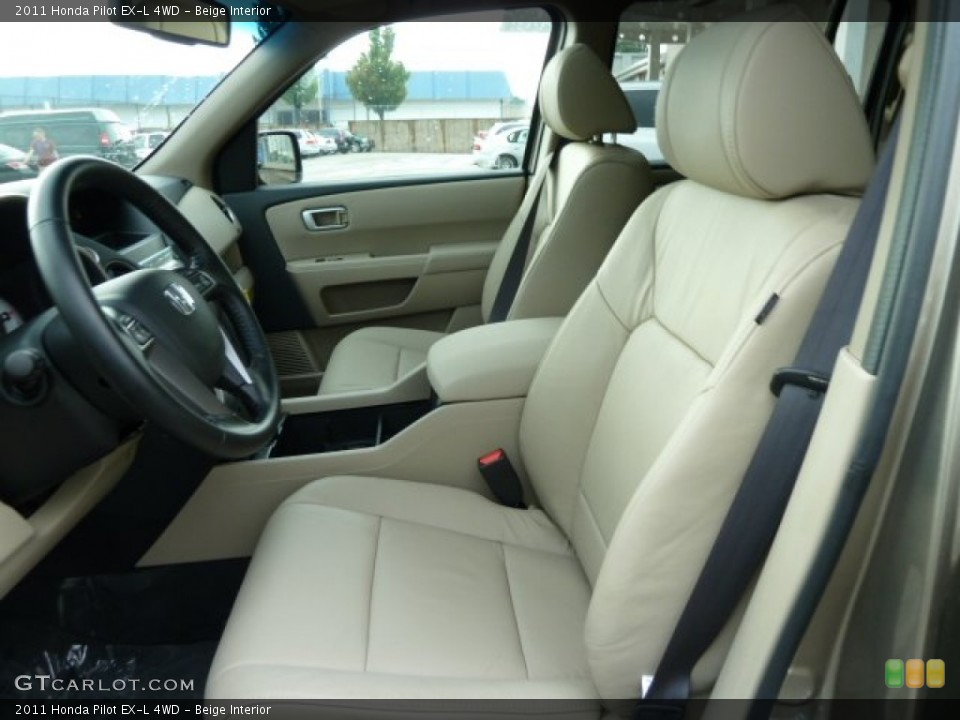 Beige Interior Photo for the 2011 Honda Pilot EX-L 4WD #52892613