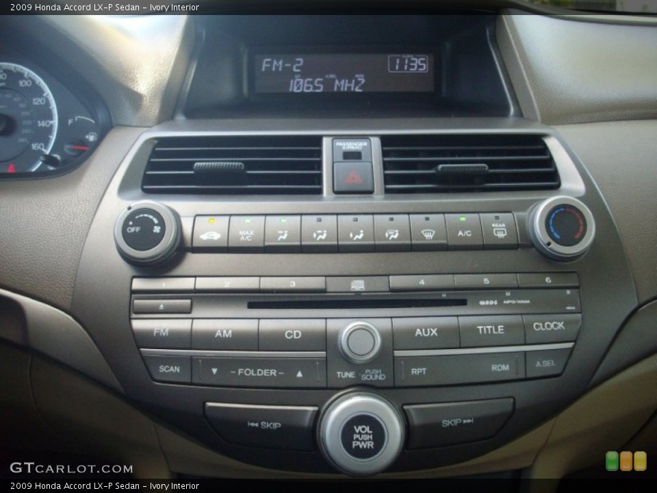 Ivory Interior Controls for the 2009 Honda Accord LX-P Sedan #52893621