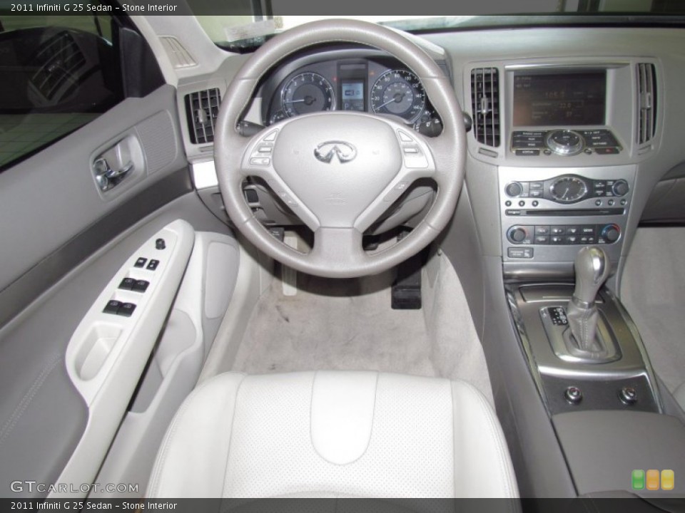 Stone Interior Steering Wheel for the 2011 Infiniti G 25 Sedan #52894812