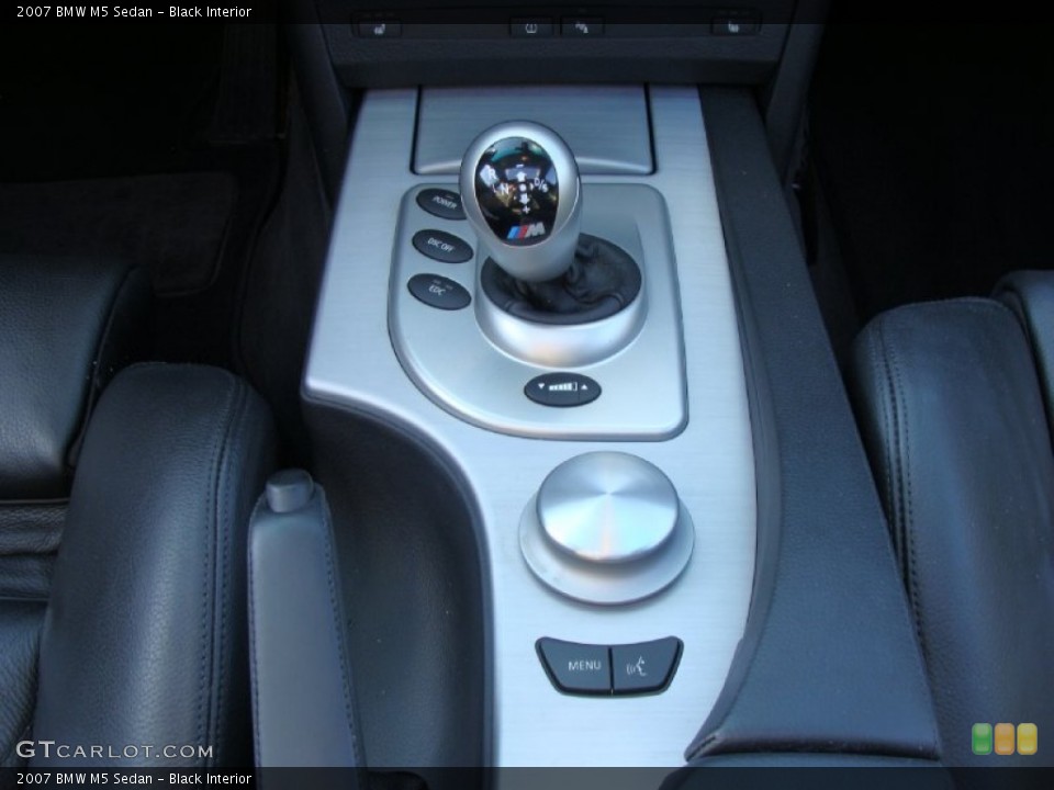 Black Interior Transmission for the 2007 BMW M5 Sedan #52895613
