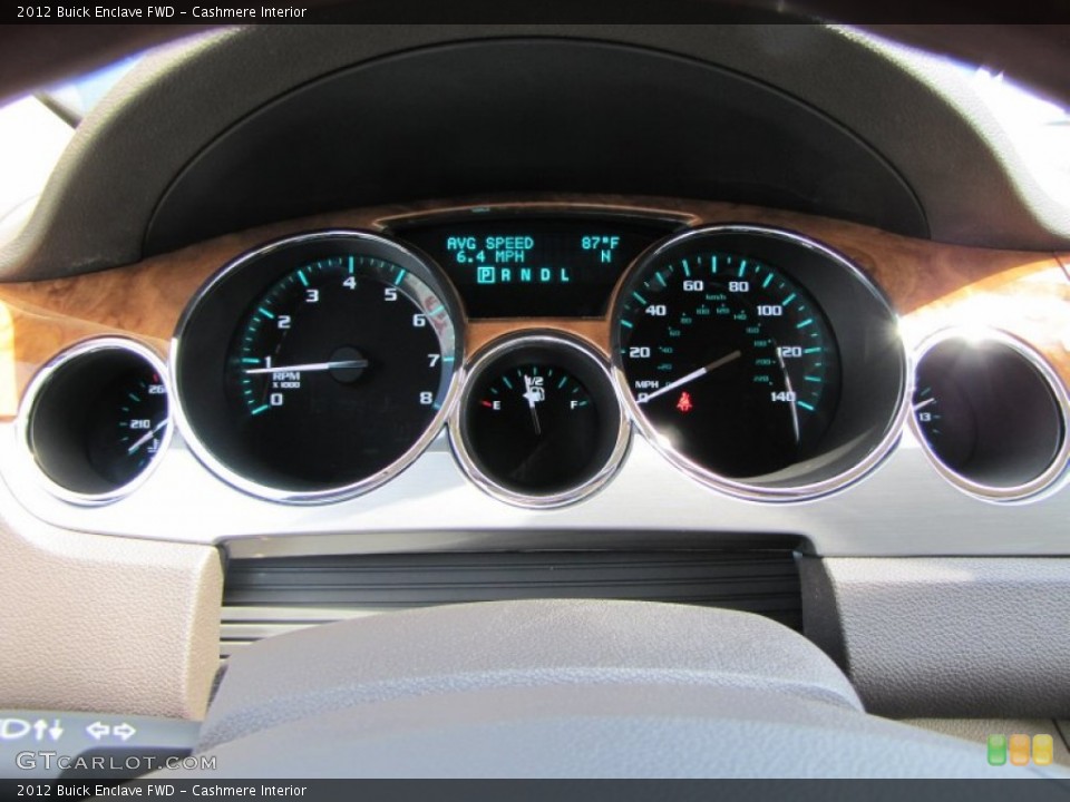 Cashmere Interior Gauges for the 2012 Buick Enclave FWD #52895880