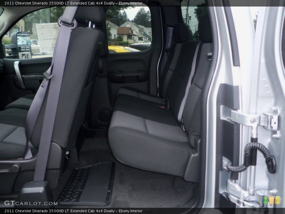 Ebony Interior Photo for the 2011 Chevrolet Silverado 3500HD LT Extended Cab 4x4 Dually #52898670