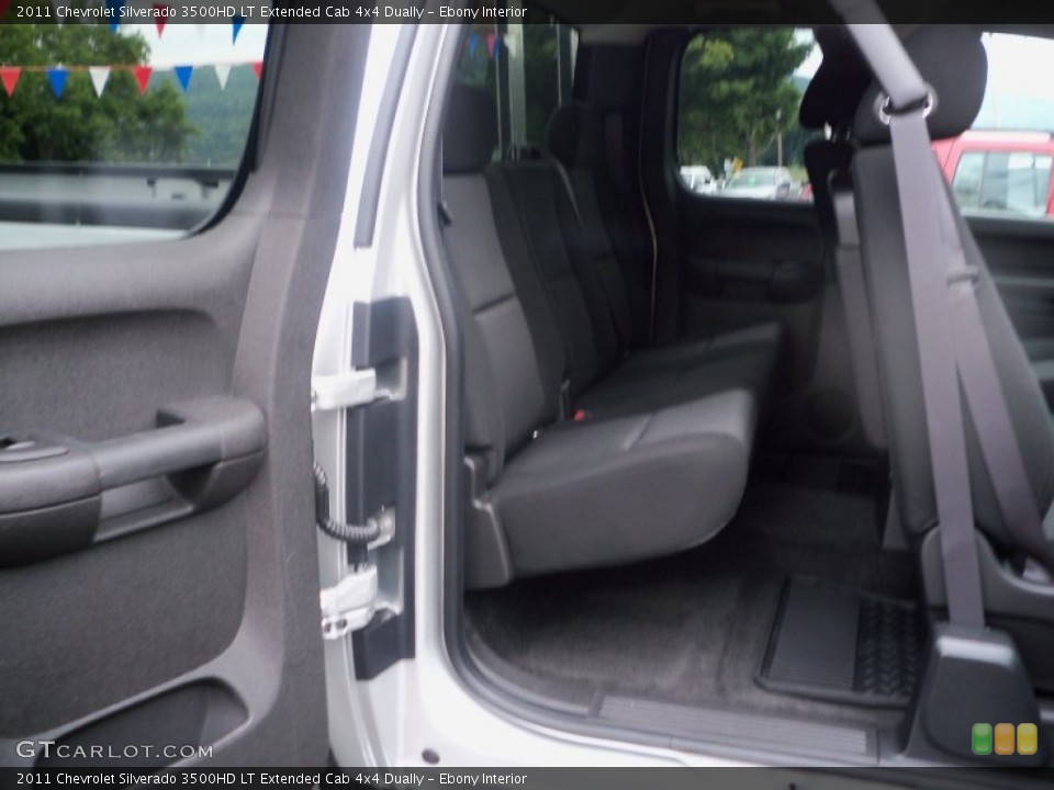 Ebony Interior Photo for the 2011 Chevrolet Silverado 3500HD LT Extended Cab 4x4 Dually #52898682